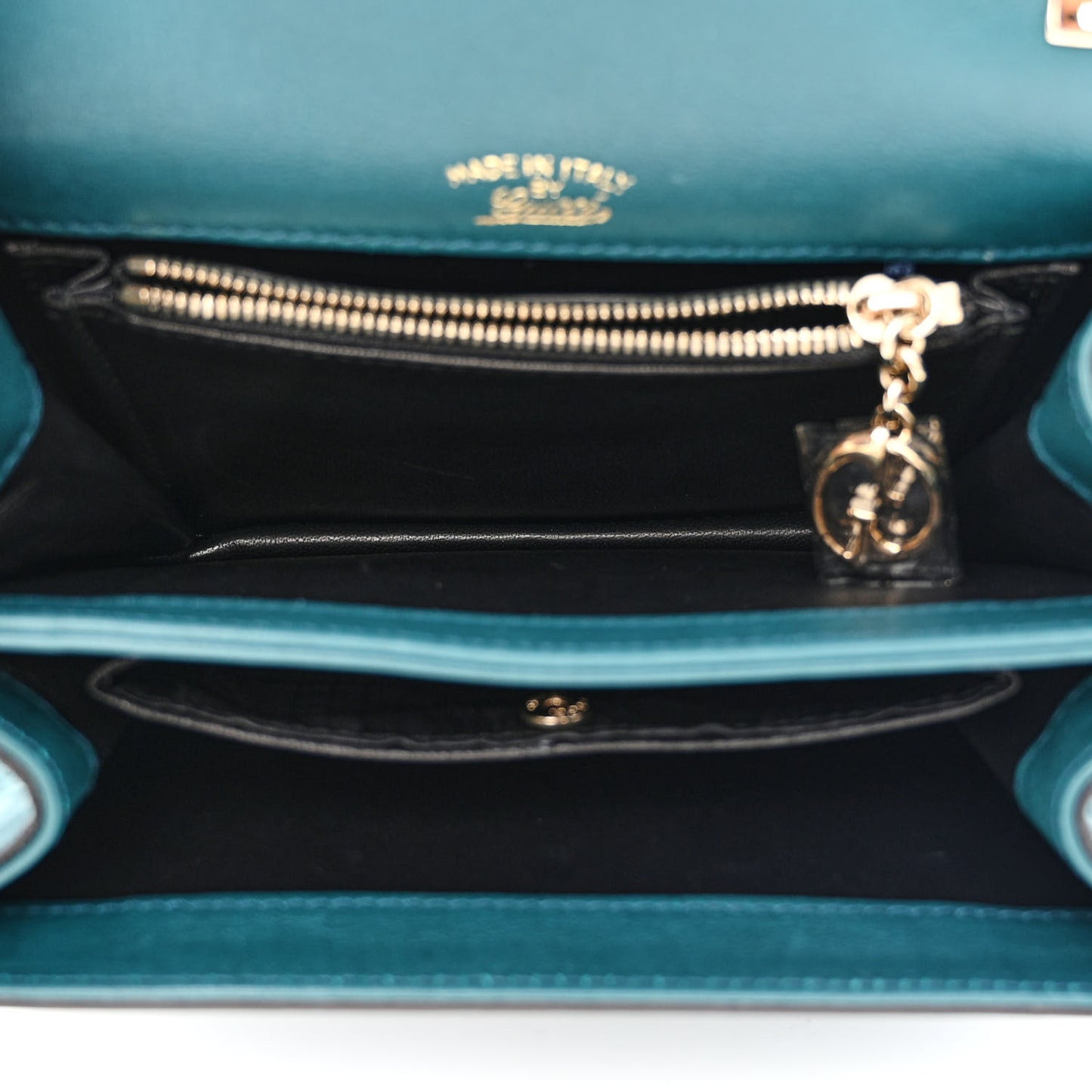 Suede Calfskin Small 1973 Shoulder Flap Bag Blue