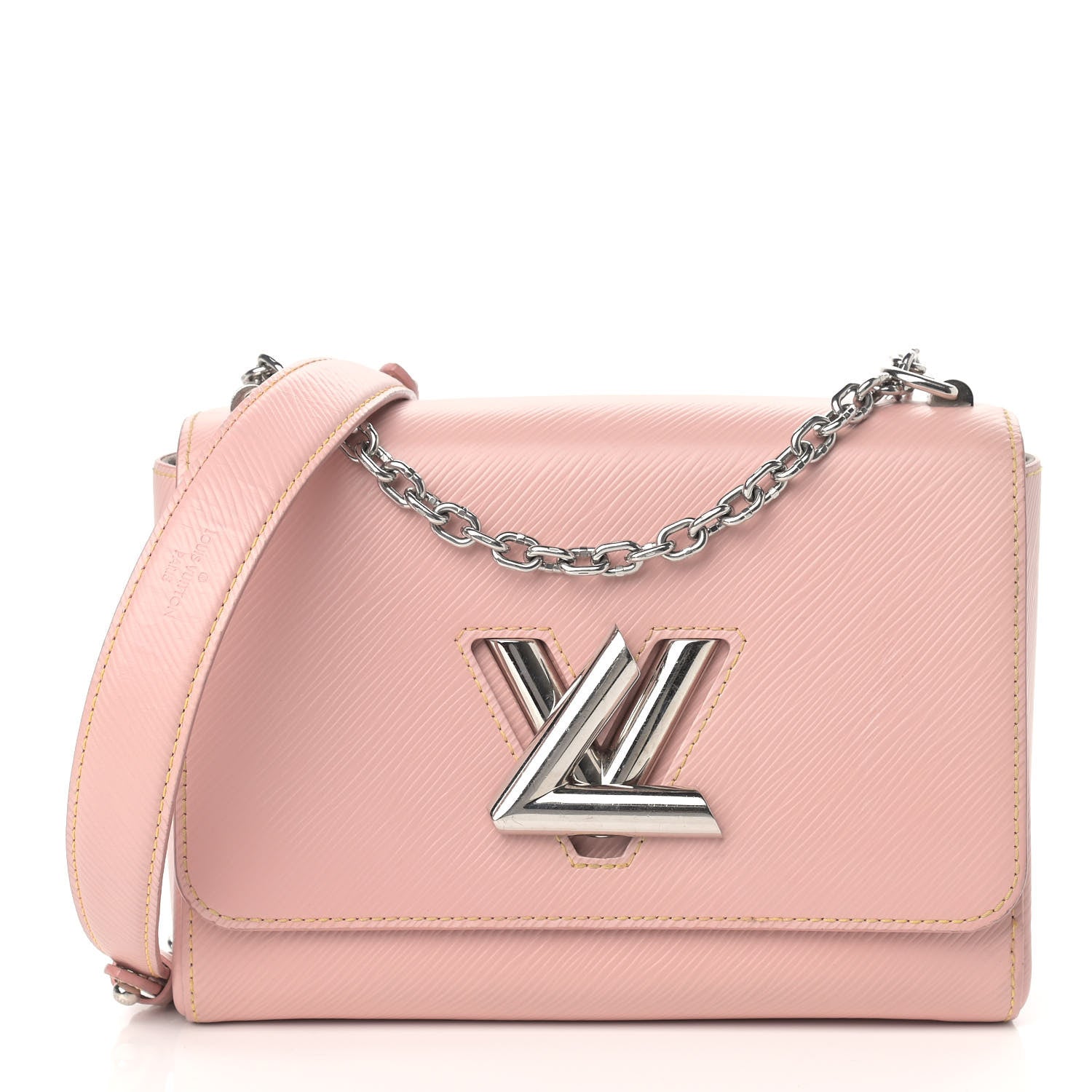 Louis Vuitton Epi Twist Shoulder Bag MM Rose Ballerine 3 of 19