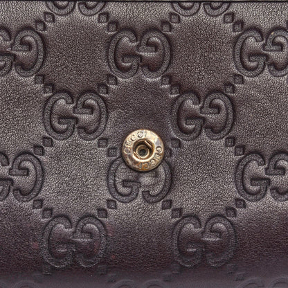 Gucci Guccissima Sukey Continental Wallet Purple 11 of 12