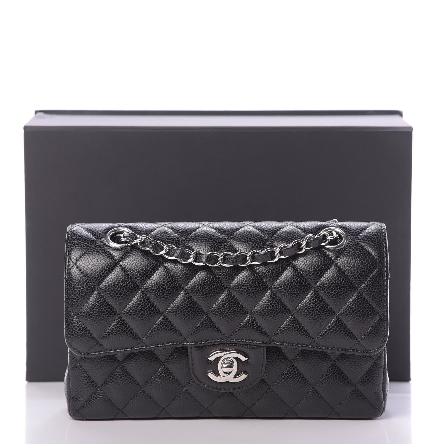 Chanel Caviar Quilted Small Double Flap Black 11 of 11