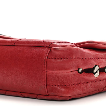 Chanel Calfskin Quilted Medium Modern Chain Flap Red 10 of 10