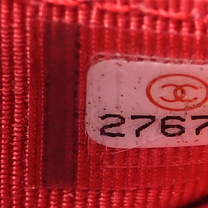 Chanel Lambskin Quilted Wallet On Chain WOC Light Red 8 of 13