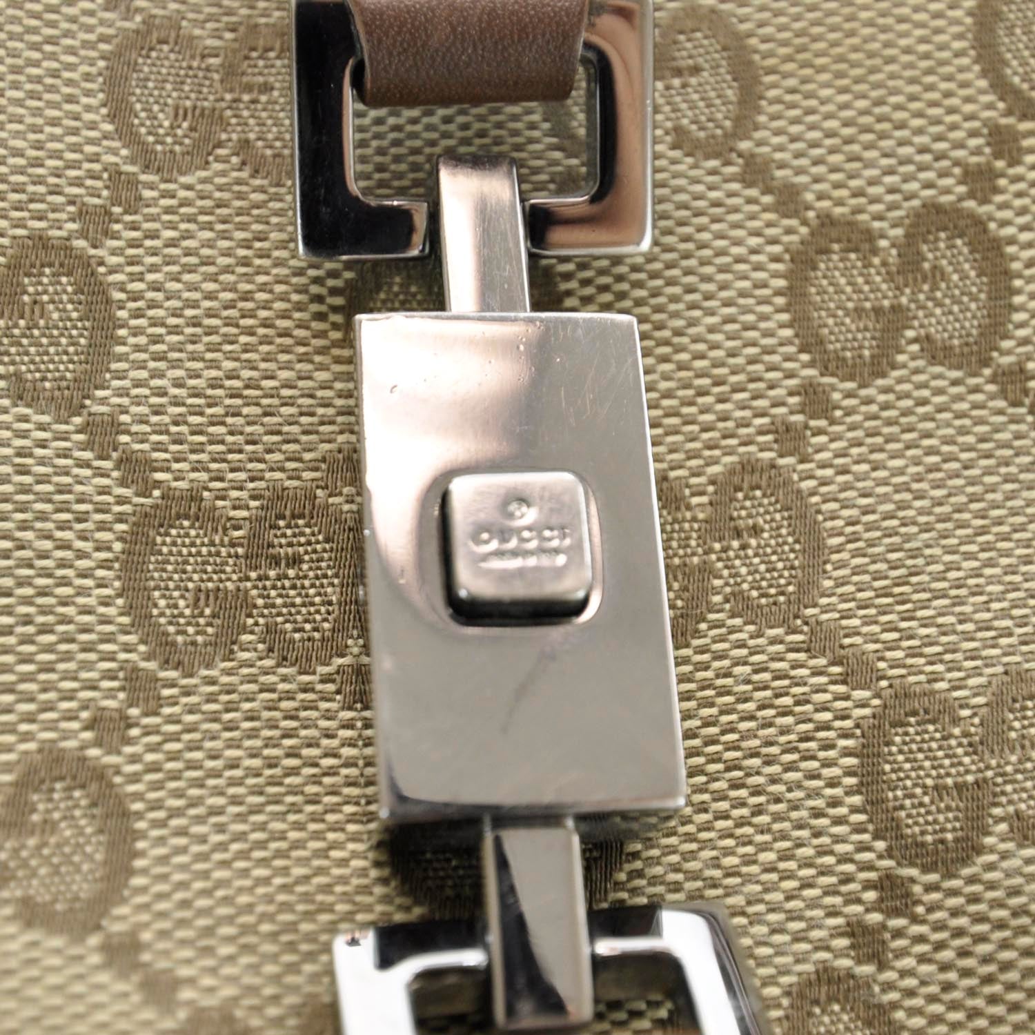 Gucci Monogram Bardot Brown 10 of 11