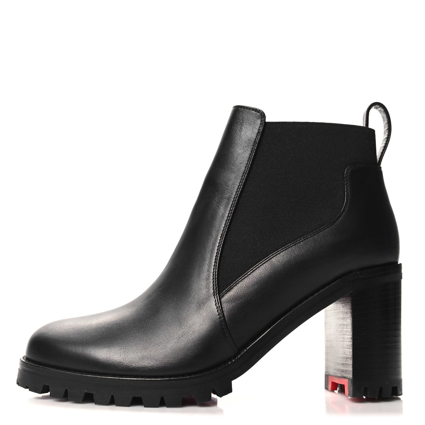Calfskin Marchacroche 70 Chelsea Boots 37.5 Black