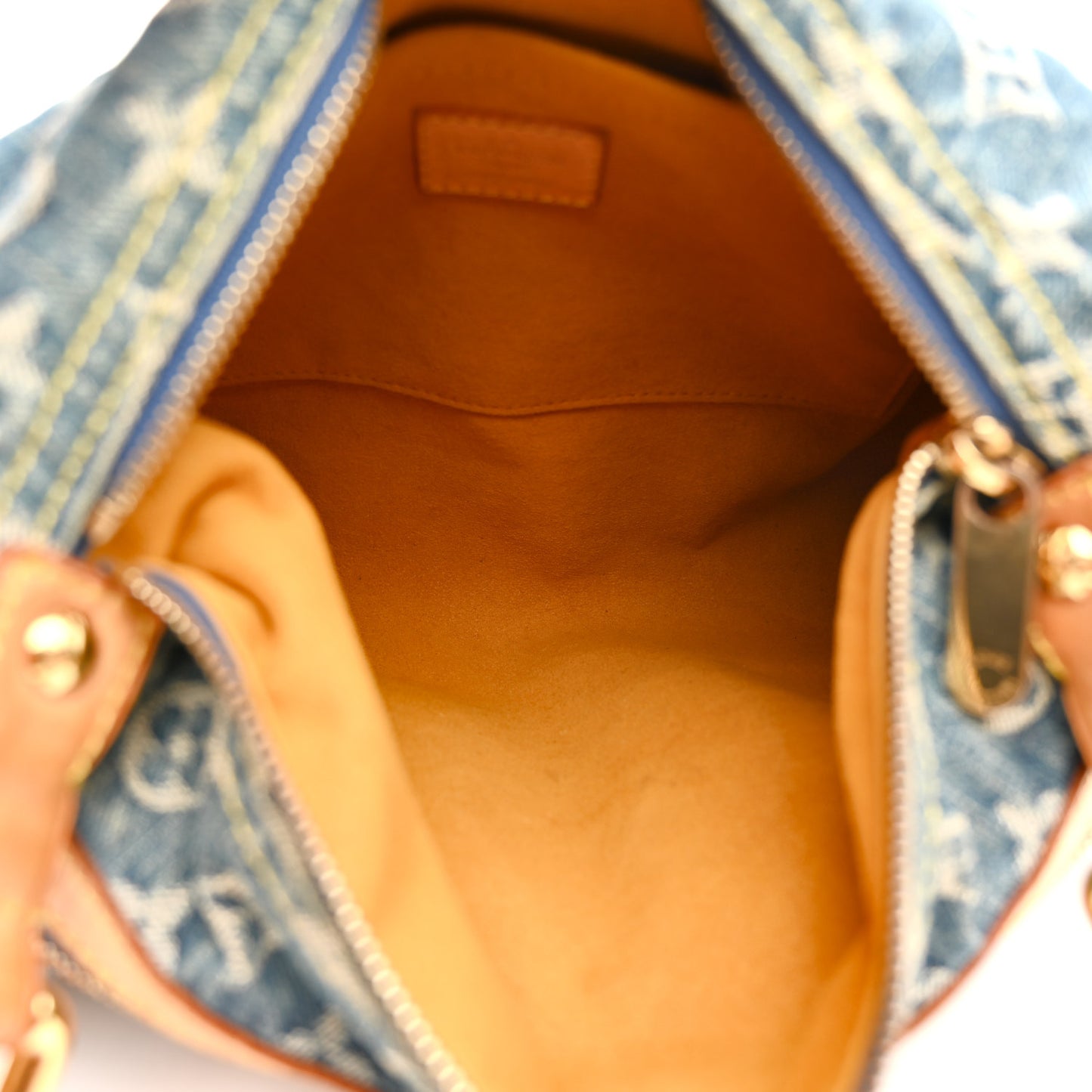Monogram Denim Baggy PM Blue
