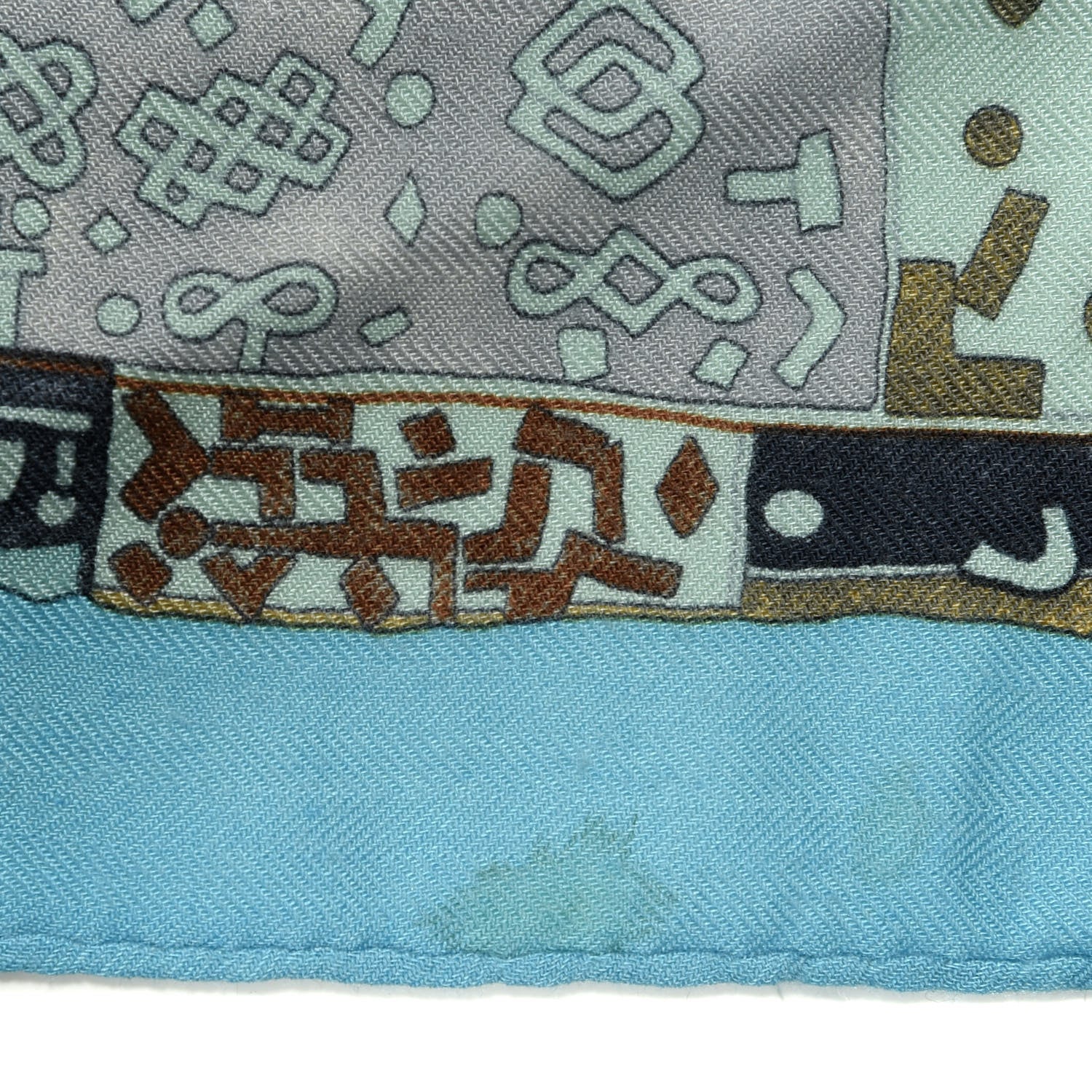 Hermes Cashmere Silk Persona Scarf 90 4 of 5