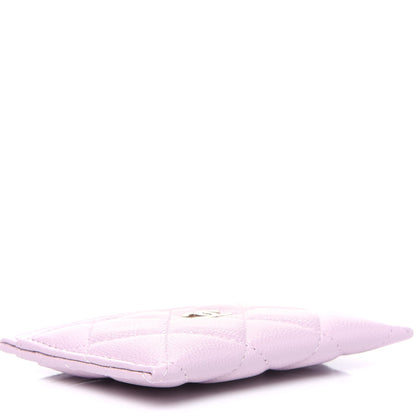 Chanel Caviar Quilted Card Holder Light Pink 4 of 4