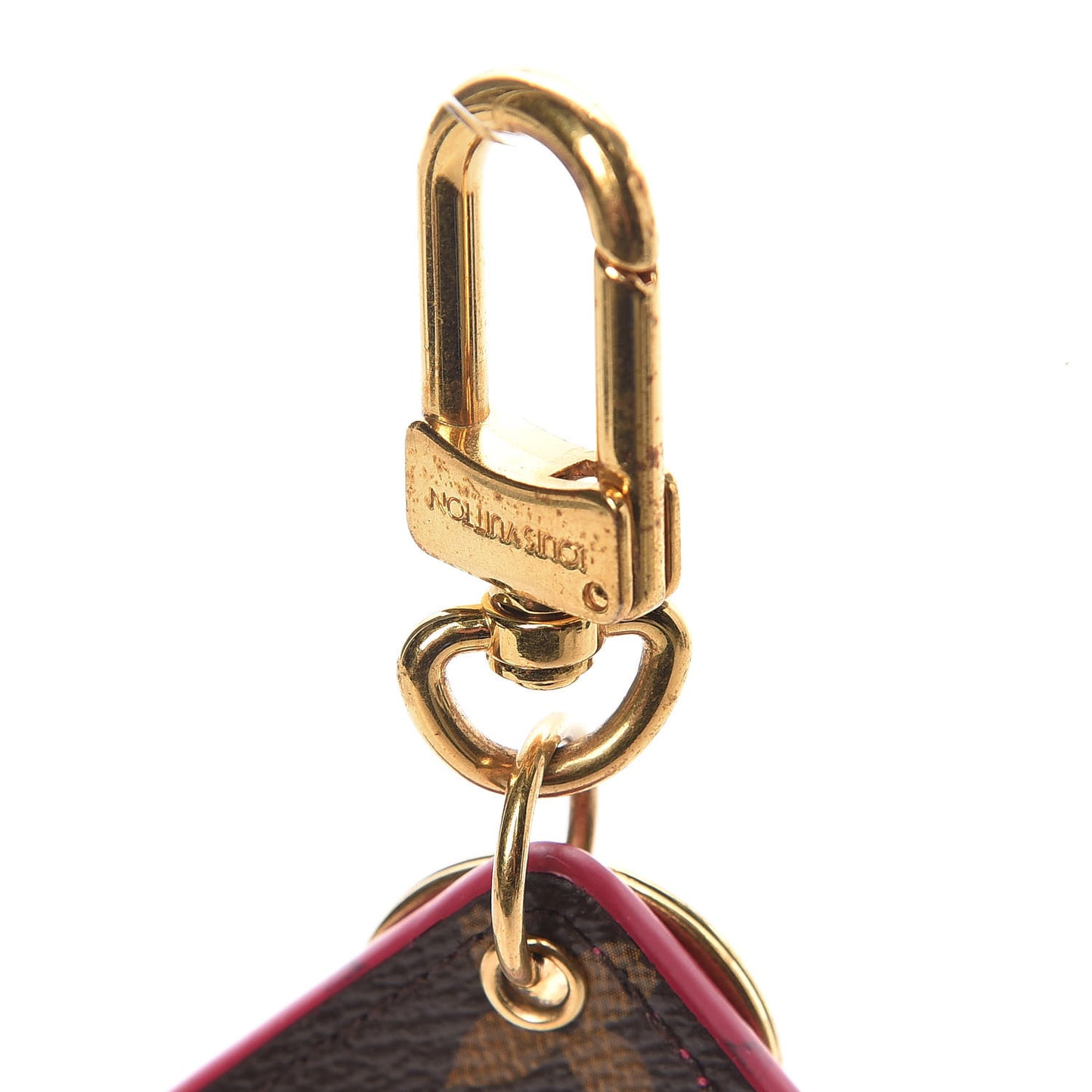 Monogram Illustre Carousel Bag Charm Key Ring Pink