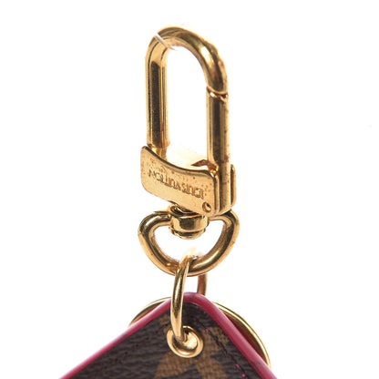 Louis Vuitton Monogram Illustre Carousel Bag Charm Key Ring Pink 3 of 3