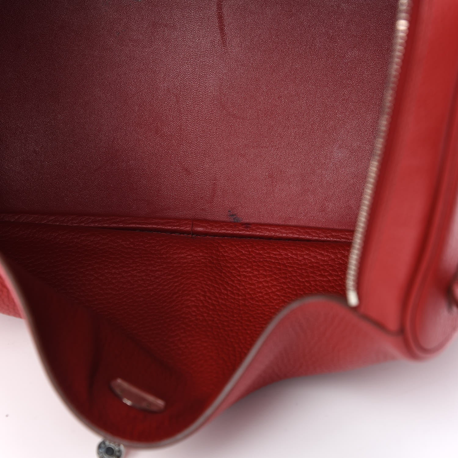 Hermes Taurillon Clemence Lindy 34 Rouge Vif 12 of 16