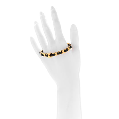 Chanel Lambskin CC Turnlock Chain Bracelet Black 2 of 4