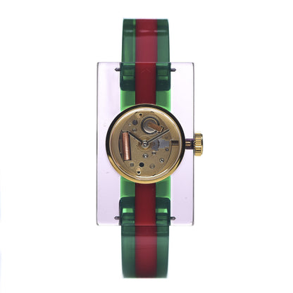 Gucci Stainless Steel Plexiglass 24mm Quartz Watch 1 of 6