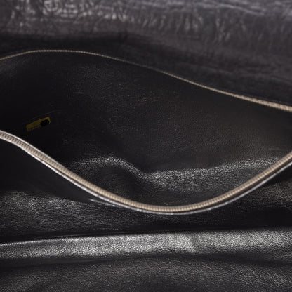 Chanel Distressed Lambskin Lady Braid Flap Black 8 of 8