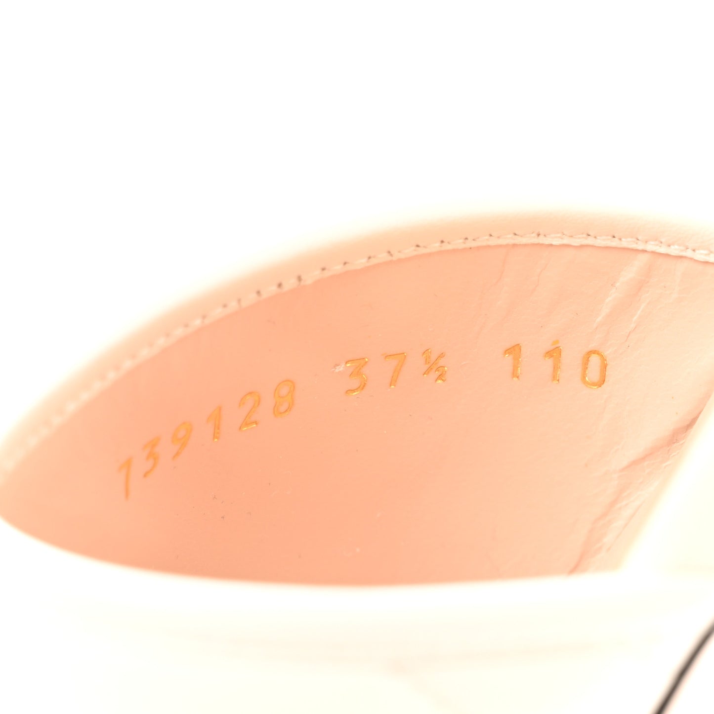 Nappa Matelasse Monoochrome GG Marmont Flat Slide Sandals 37.5 Mystic White