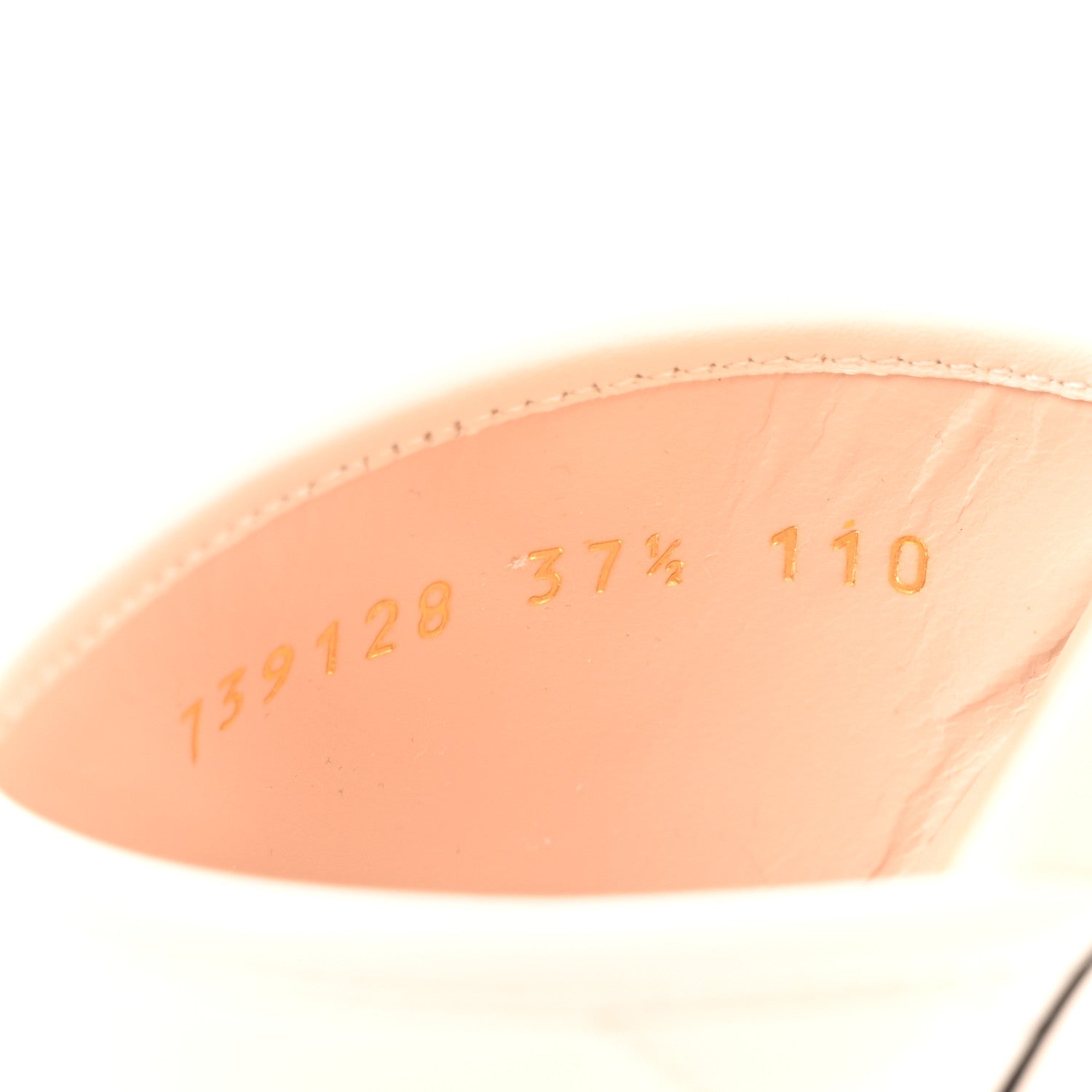 Gucci Nappa Matelasse Monoochrome GG Marmont Flat Slide Sandals 37.5 Mystic White 6 of 9