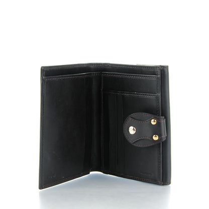 Fendi Zucca Cuoio Lucido Compact Wallet Tobacco Moro 5 of 9