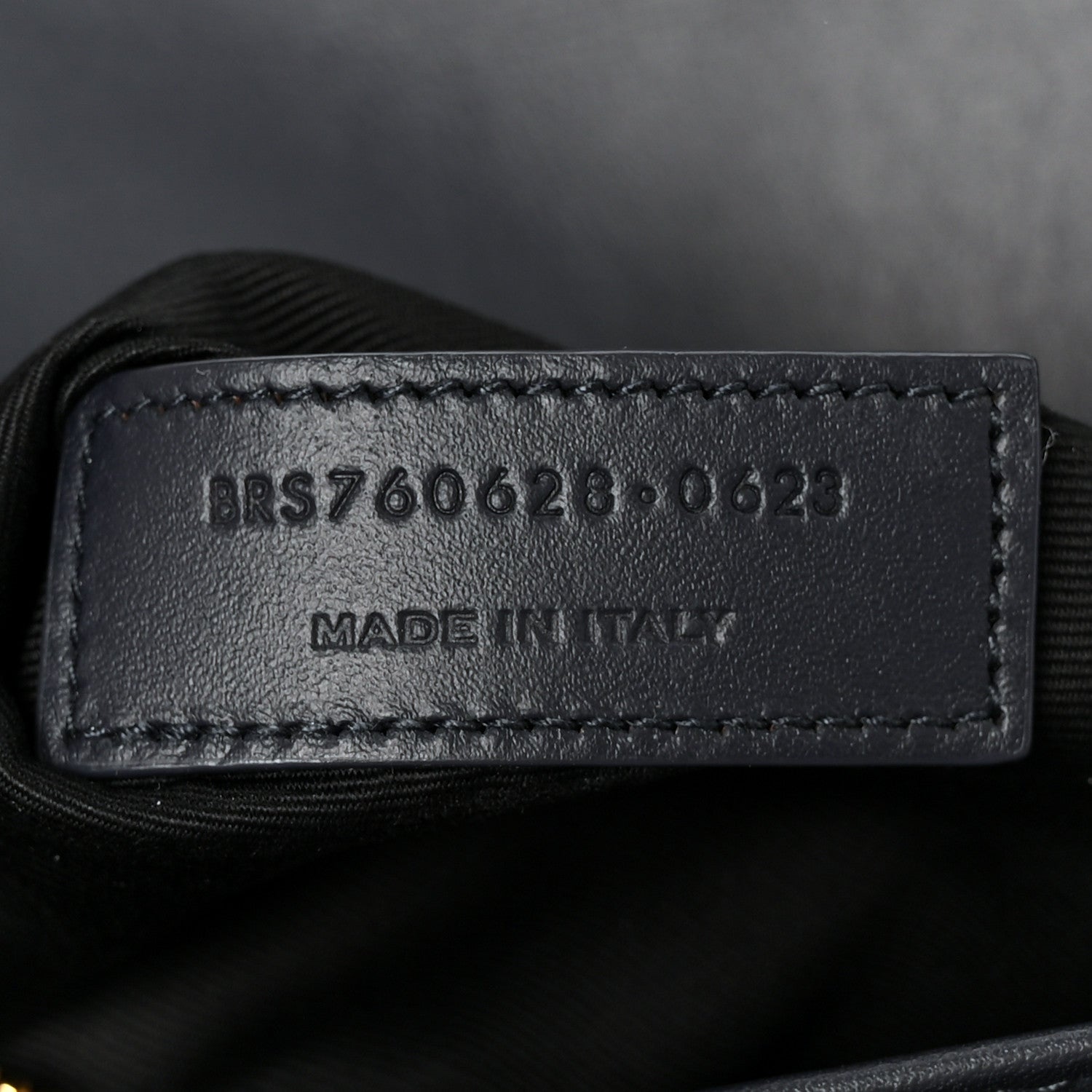 Saint Laurent Lambskin Quilted Le Maillon Satchel Marine 7 of 11