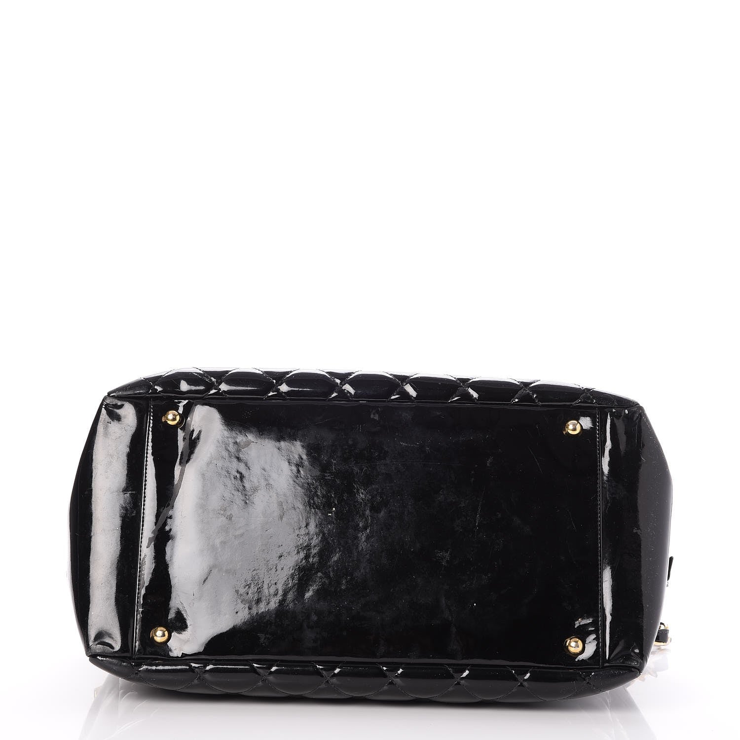 Chanel Patent Quilted Petit Timeless Tote PTT Black 13 of 13