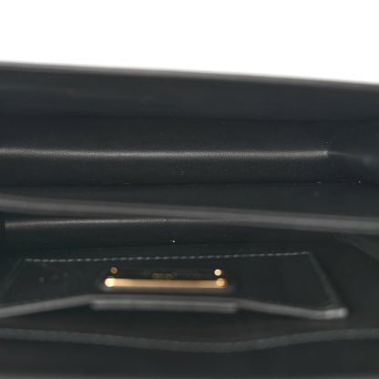 Salvatore Ferragamo Calfskin Thalia Flap Shoulder Bag Black 5 of 11