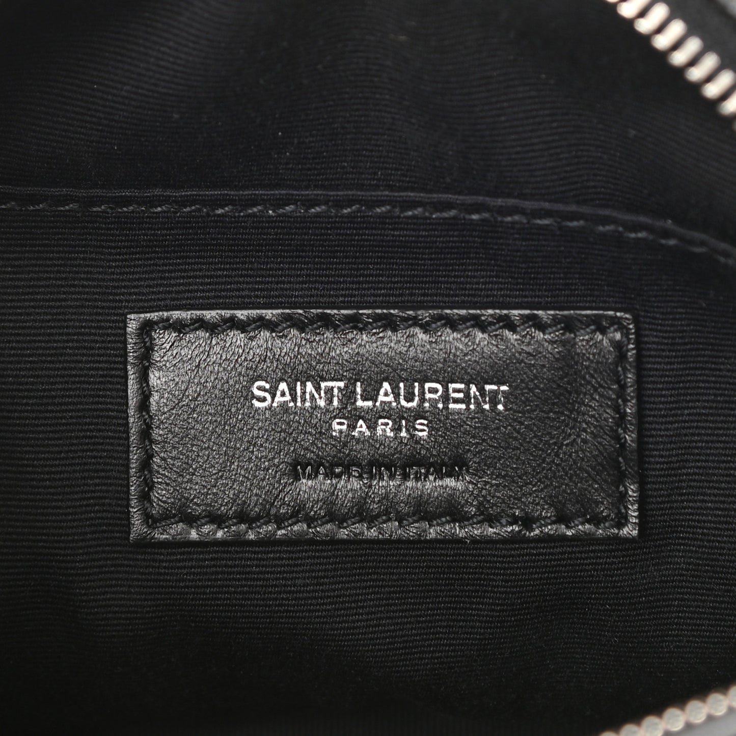 Calfskin Matelasse Studded Monogram Lou Belt Bag Black