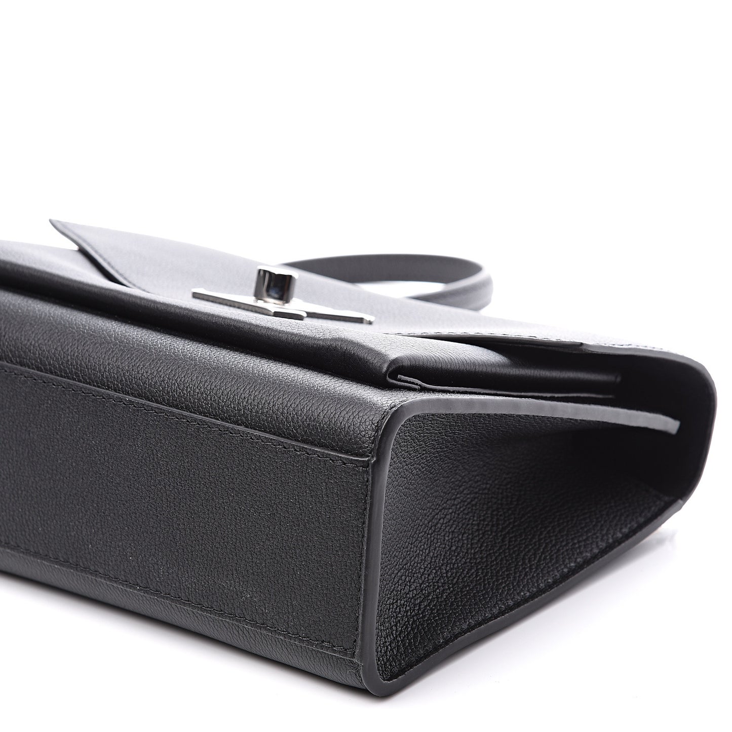 Soft Calfskin My Lockme Chain Bag BB Black