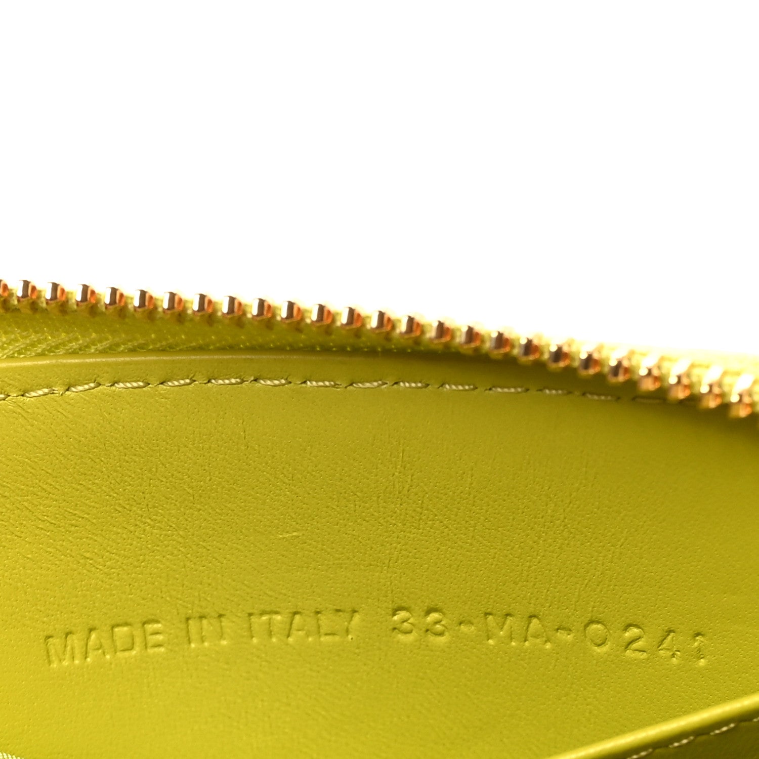 Christian Dior Lambskin Cannage Mini Caro Zipped Pouch on Chain Lime 7 of 10
