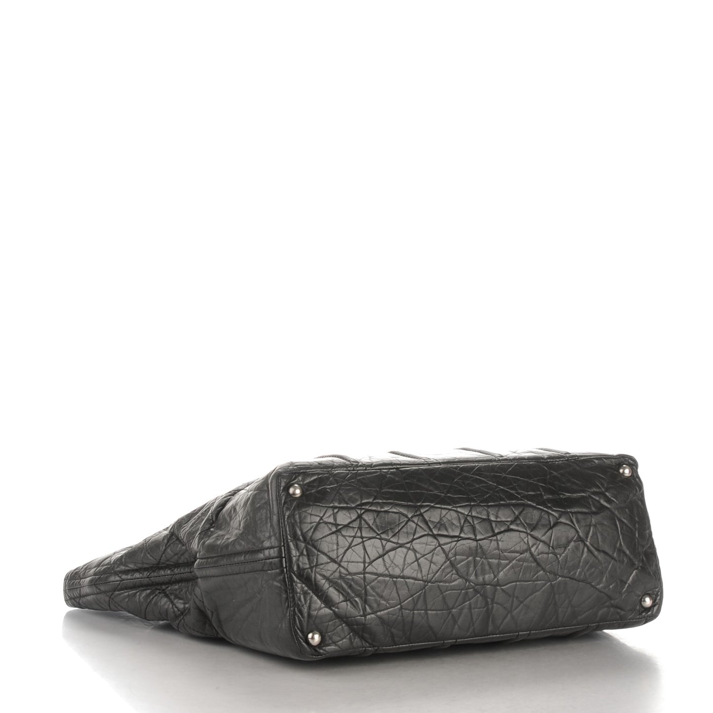 Calfskin Large Shopping In Moscow Tote Black