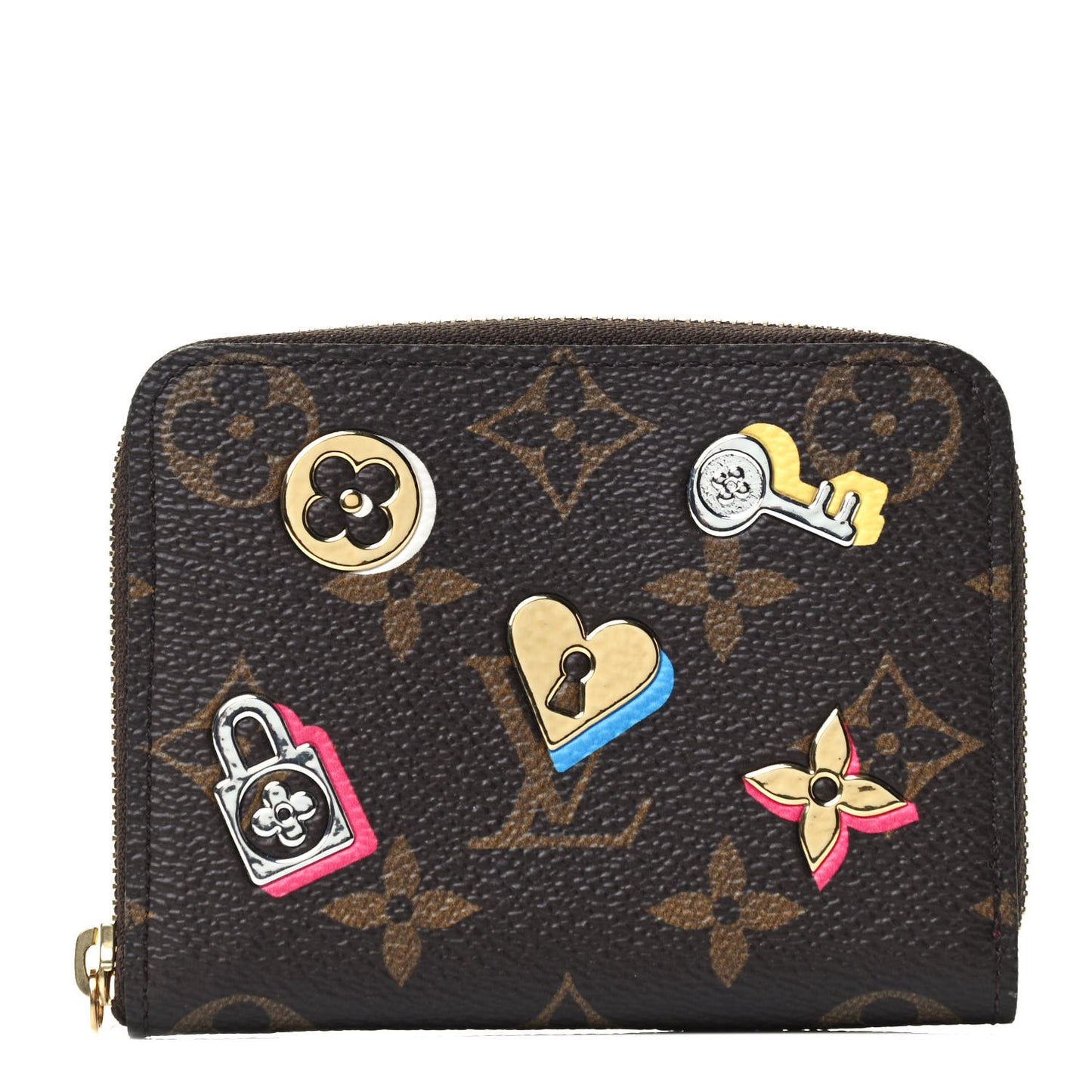 Monogram LV Love Lock Zippy Coin Purse
