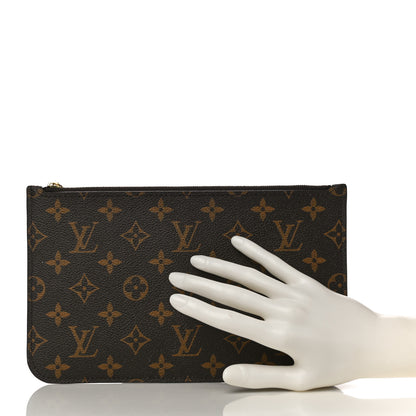 Louis Vuitton Monogram Neverfull MM GM Pochette 2 of 10