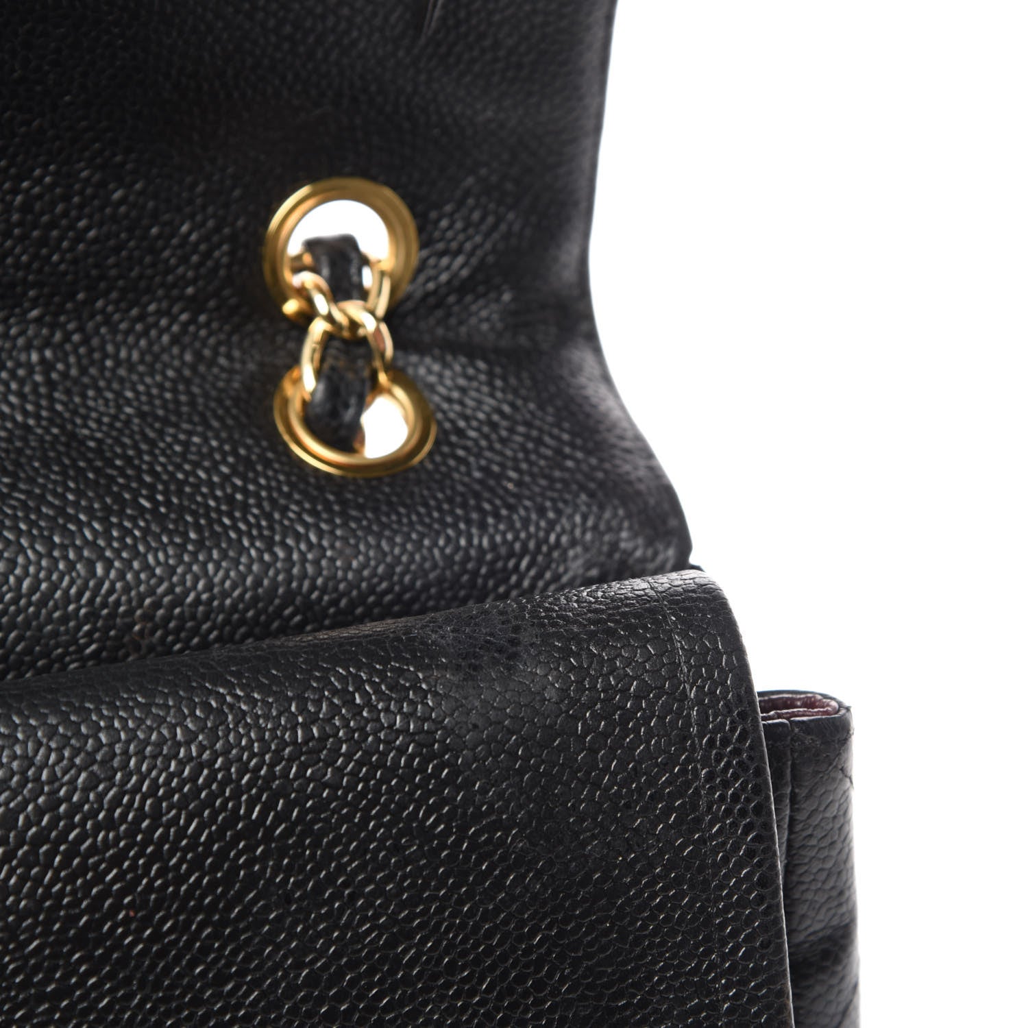 Chanel Caviar Quilted Maxi Double Flap Black 16 of 19