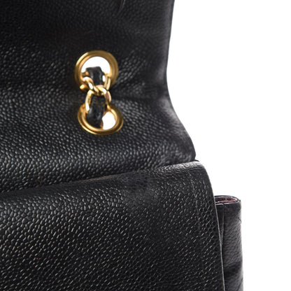 Chanel Caviar Quilted Maxi Double Flap Black 16 of 19