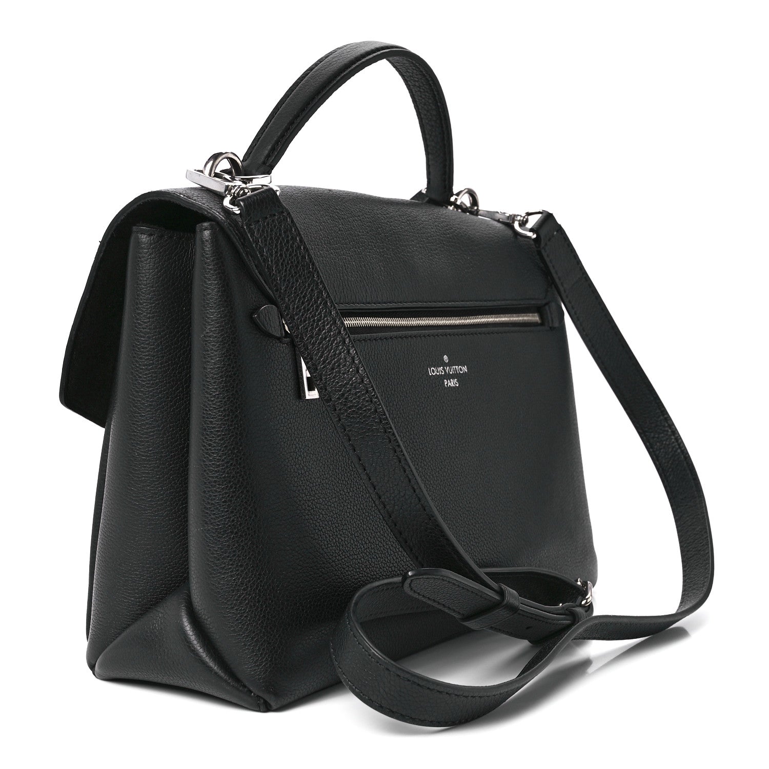 Louis Vuitton Soft Calfskin My Lockme Top Handle Black 3 of 13