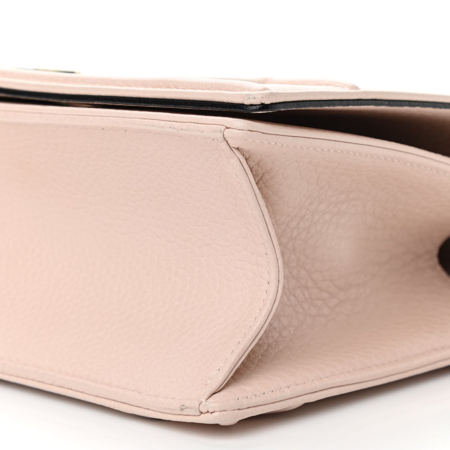 Grained Calfskin Cannage Medium Diorama Flap Bag Rose Poudre