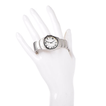 Cartier Stainless Steel 33mm Santos Ronde Quartz Watch 2 of 7