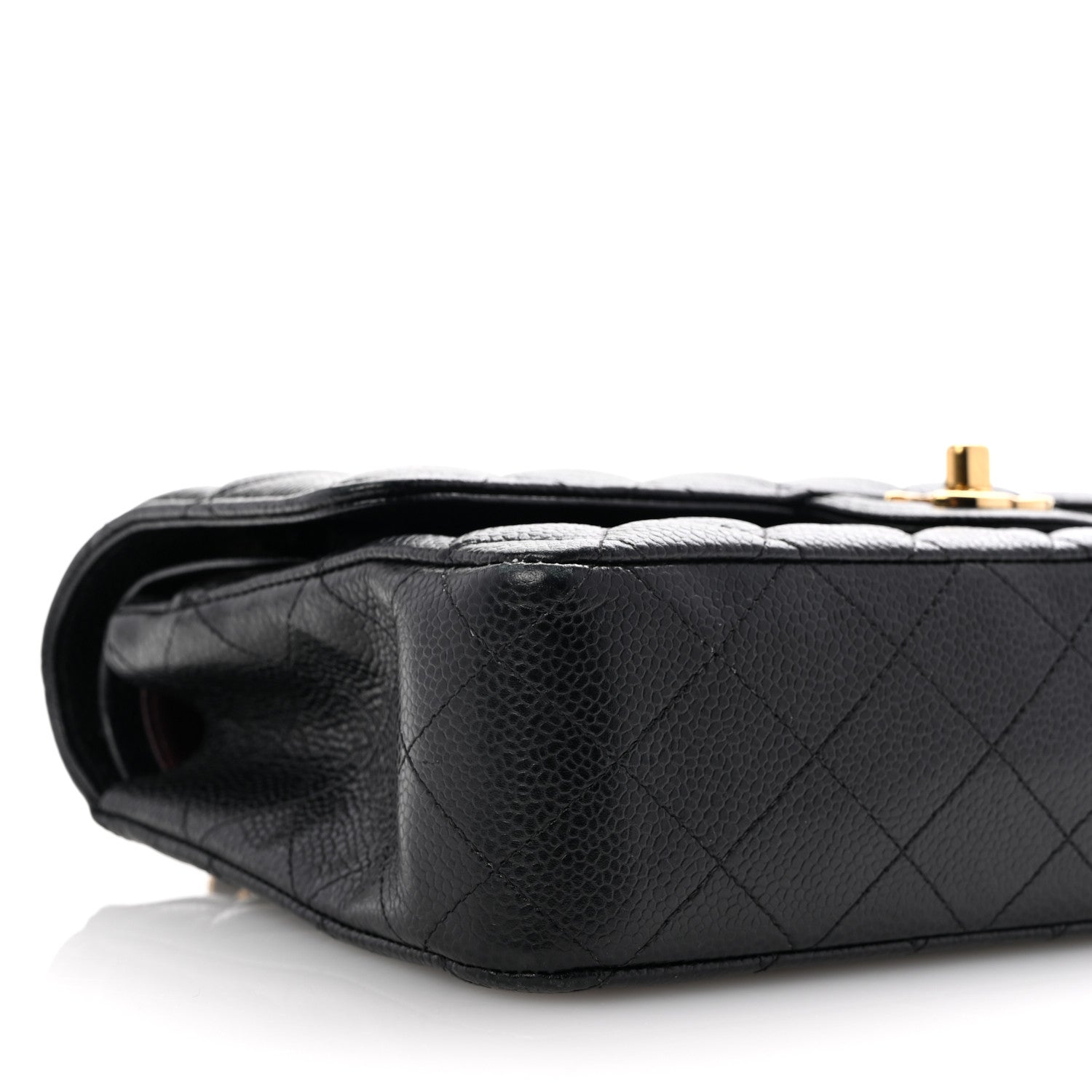 Chanel Caviar Quilted Medium Double Flap Black 9 of 10