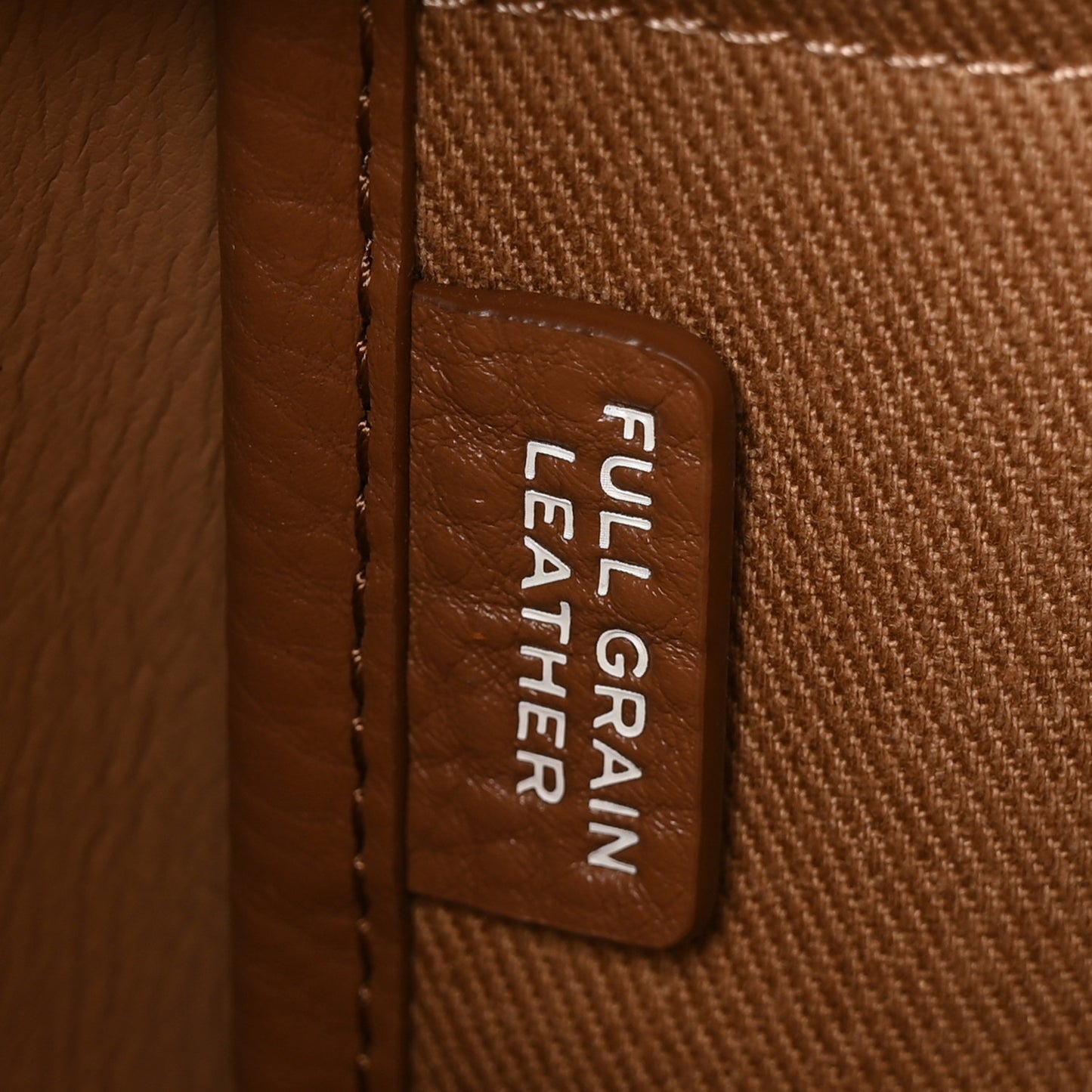 Grained Calfskin Large The Tote Bag Argan Oil