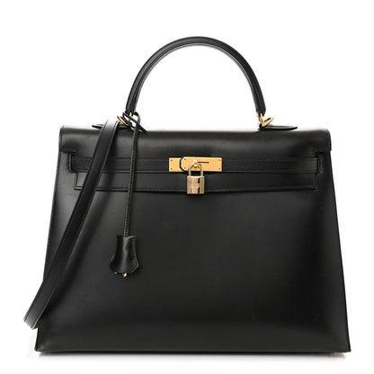 Hermes Box Kelly Sellier 35 Black 1 of 19