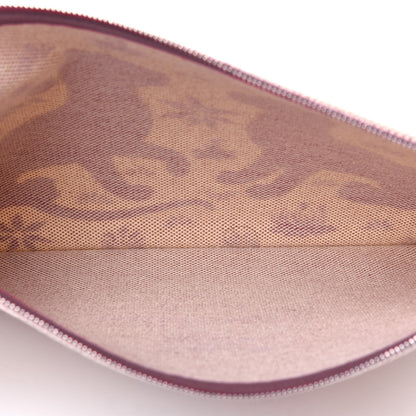 Hermes Toile Large Les Leopards Pouch Bougainvillier 5 of 9