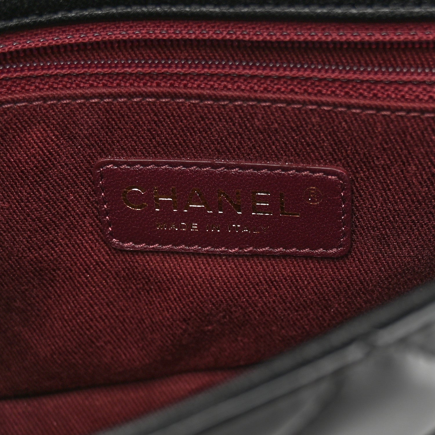 Chanel Patent Goatskin Quilted Small CC Eyelet Flap Black 10 of 11