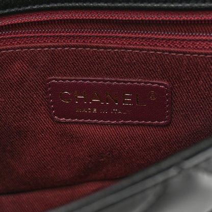 Chanel Patent Goatskin Quilted Small CC Eyelet Flap Black 10 of 11