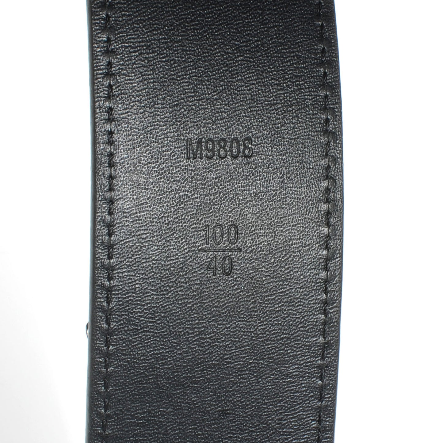 Damier Graphite LV Initiales Belt 100 40