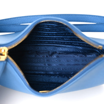 Prada Saffiano Lux Mini Re-Edition Shoulder Bag Pervinca 5 of 10