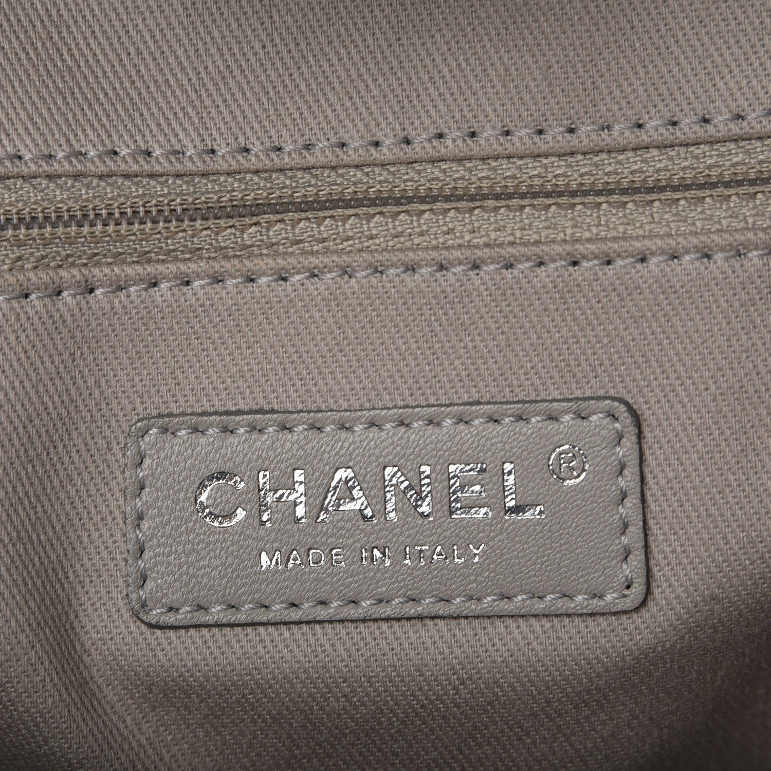 Chanel Glazed Calfskin Large Deauville Tote Black 8 of 8