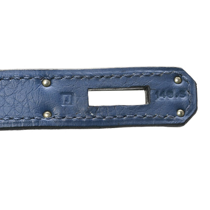 Hermes Togo Kelly Retourne 35 Bleu Brighton 7 of 11