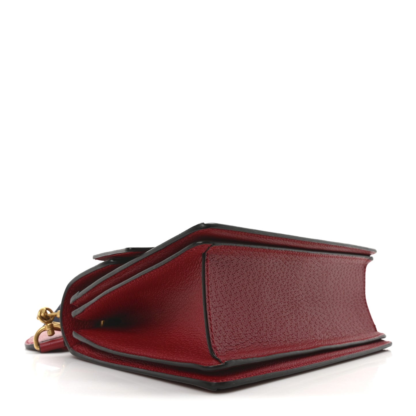 GG Supreme Monogram Small Queen Margaret Top Handle Bag Red