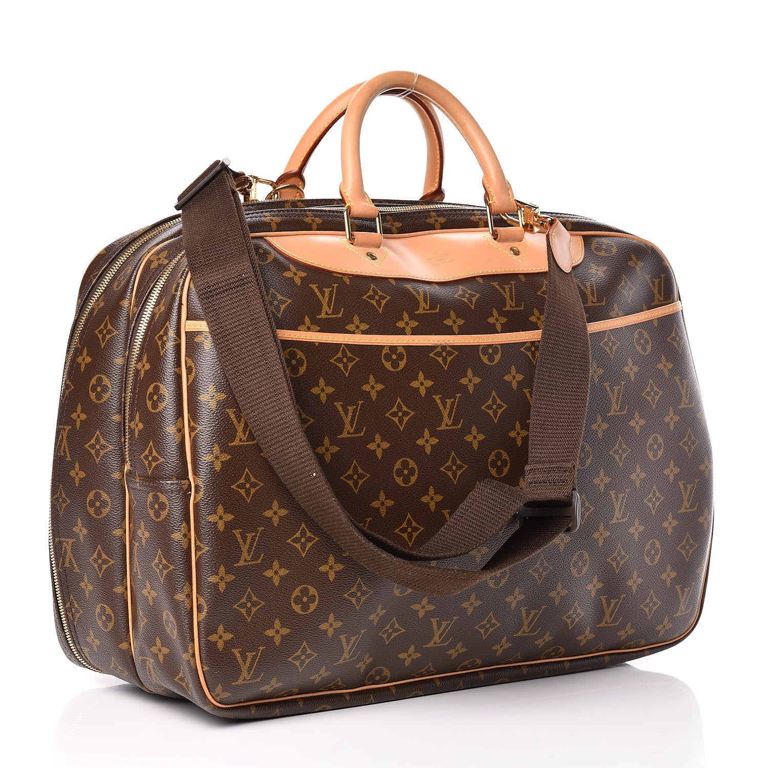 Louis Vuitton Monogram Alize 2 Compartment Luggage Travel Bag 3 of 15