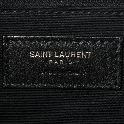 Saint Laurent Lambskin Matelasse Monogram Medium Niki Chain Satchel Burgundy 5 of 10