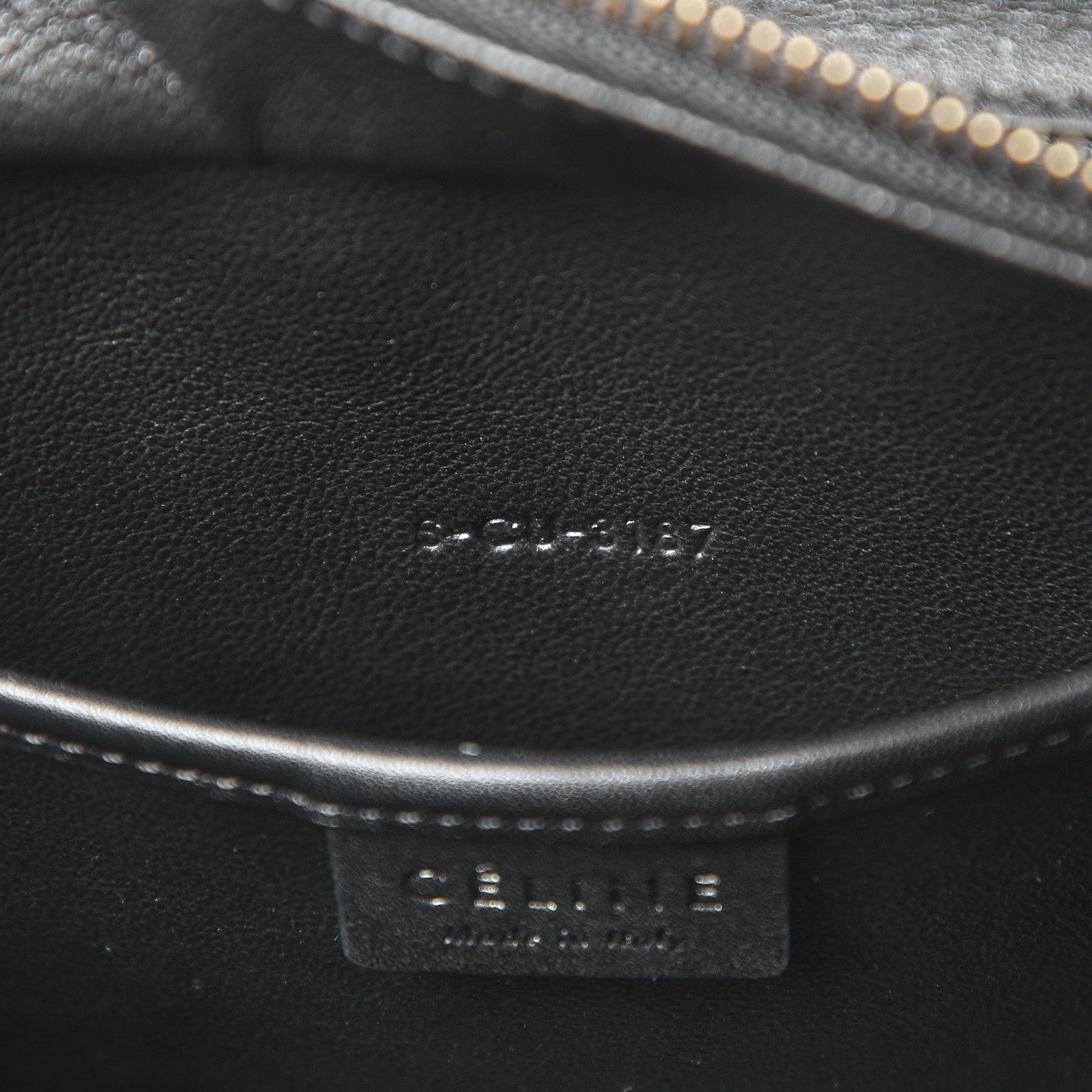 Celine Lizard Smooth Calfskin Nano Luggage Dark Green 8 of 8