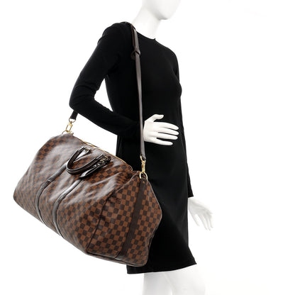 Louis Vuitton Damier Ebene Keepall Bandouliere 55 2 of 17