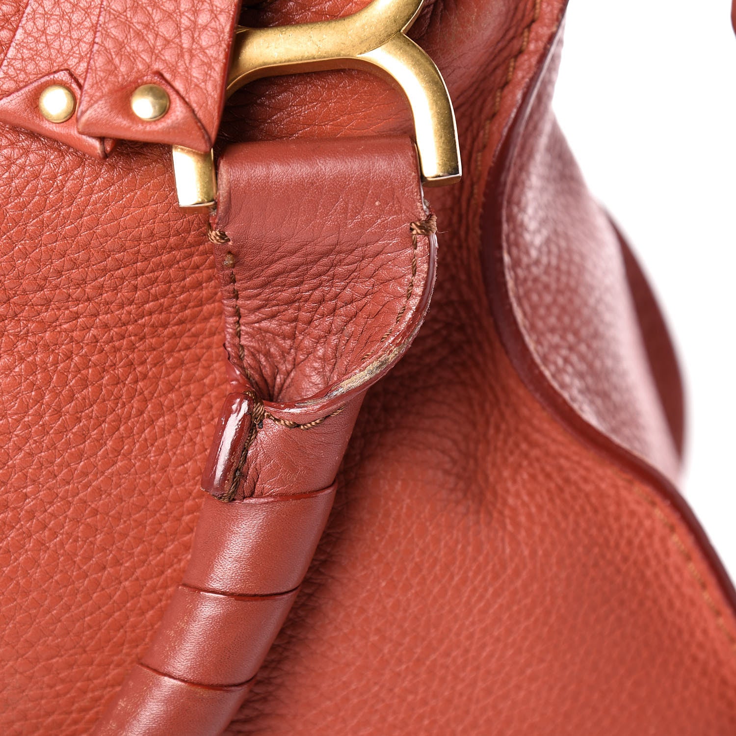 Chloe Calfskin Medium Marcie Satchel Clay 20 of 23
